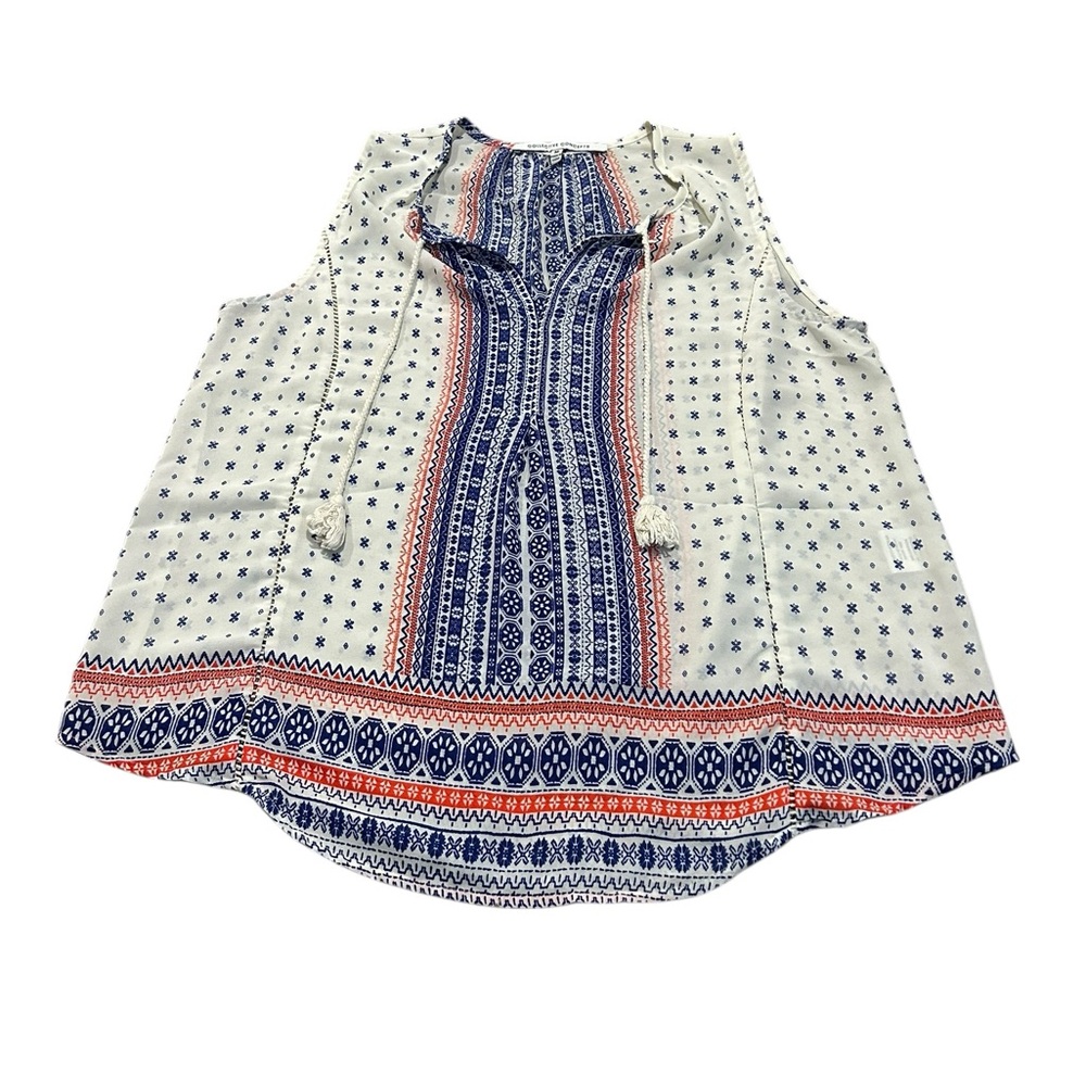 COLLECTIVE CONCEPTS sleeveless v-neck blouse